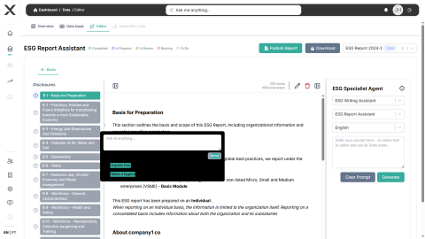 Configuração do prompt com IA