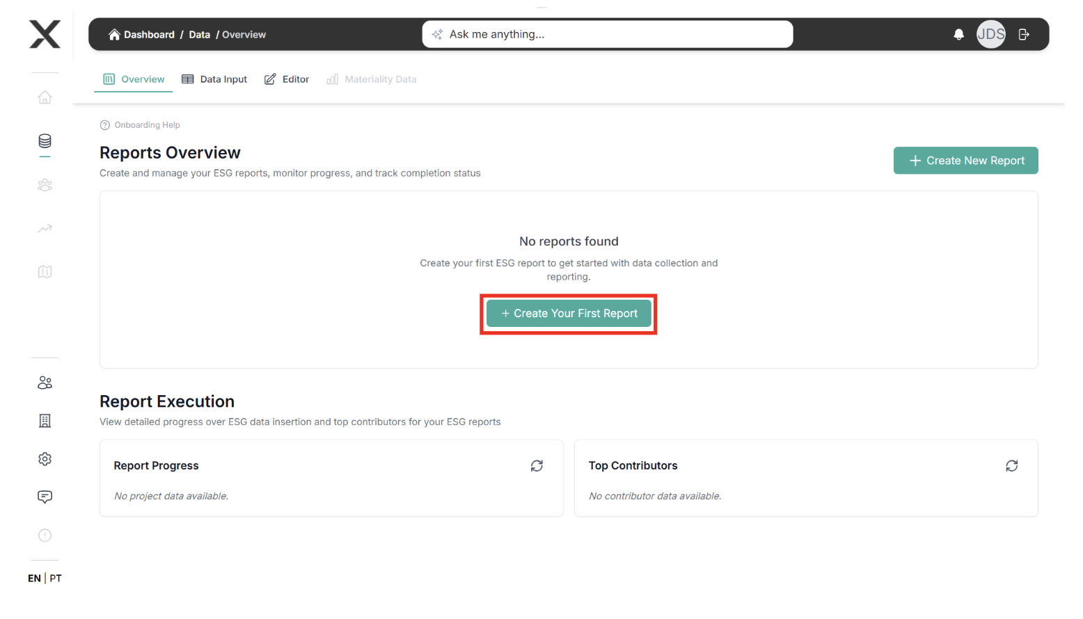 Create First Report