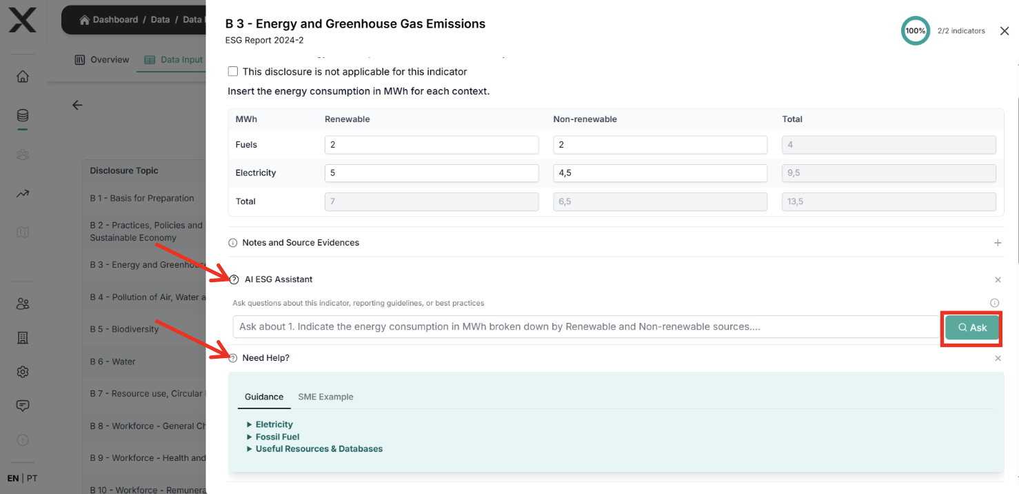 Insert ESG Datapoint